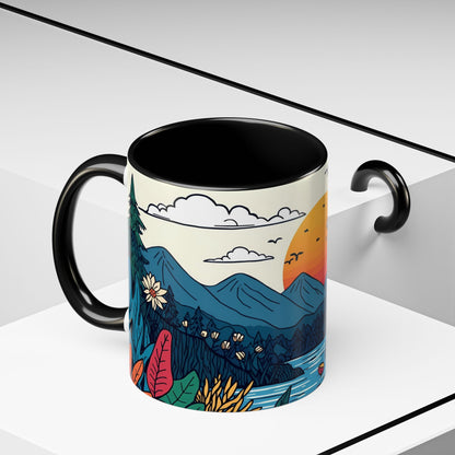 Golden Horizon | Nature Art Mug