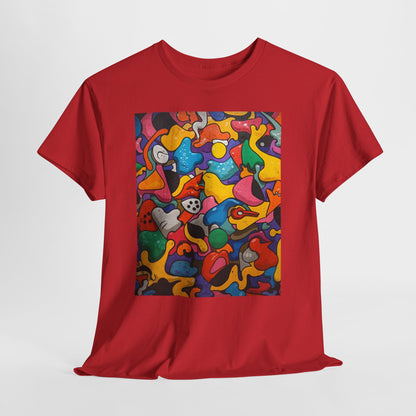 Vibrant Chaos | Abstract Art Tee (Essential Edition)