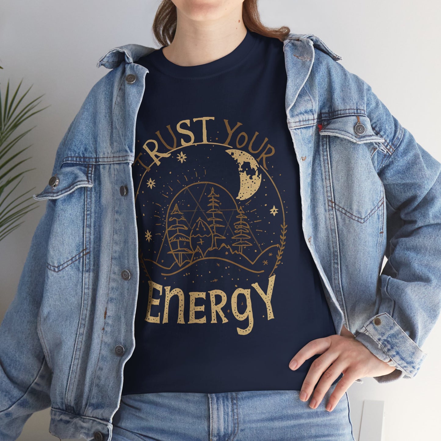 Trust Your Energy Women's Tee | Minimal Line Art