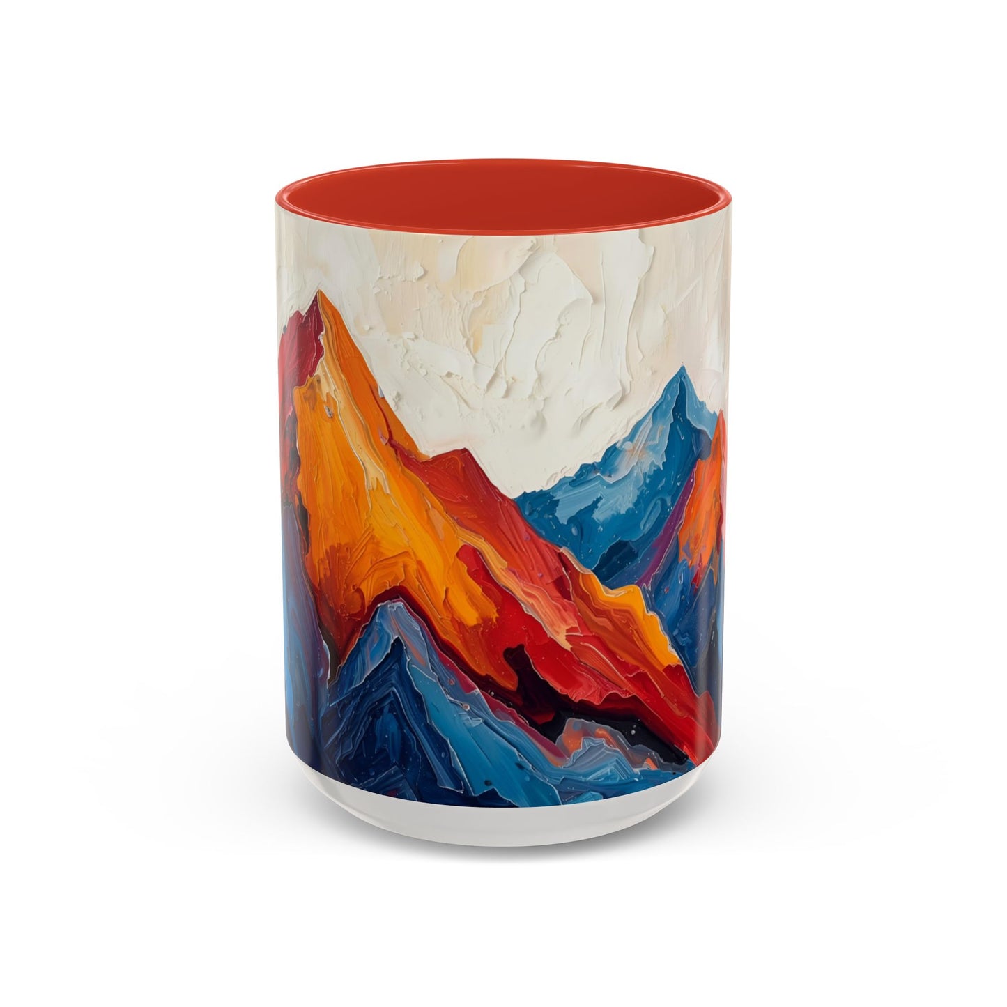 Vibrant Peaks | Modern Abstract Mug