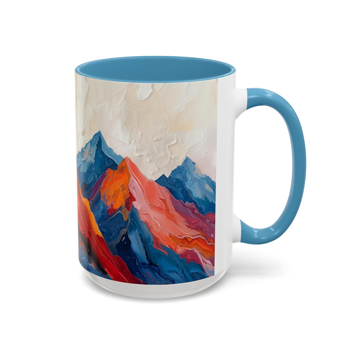 Vibrant Peaks | Modern Abstract Mug