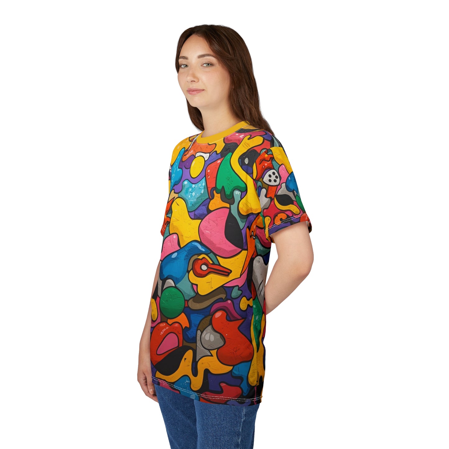 Vibrant Chaos | Abstract Art Tee