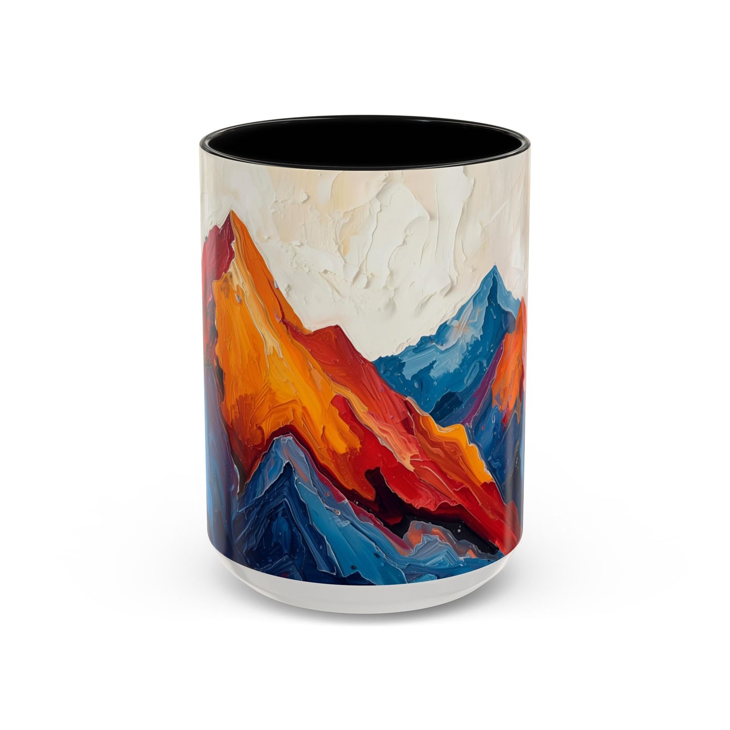 Vibrant Peaks | Modern Abstract Mug