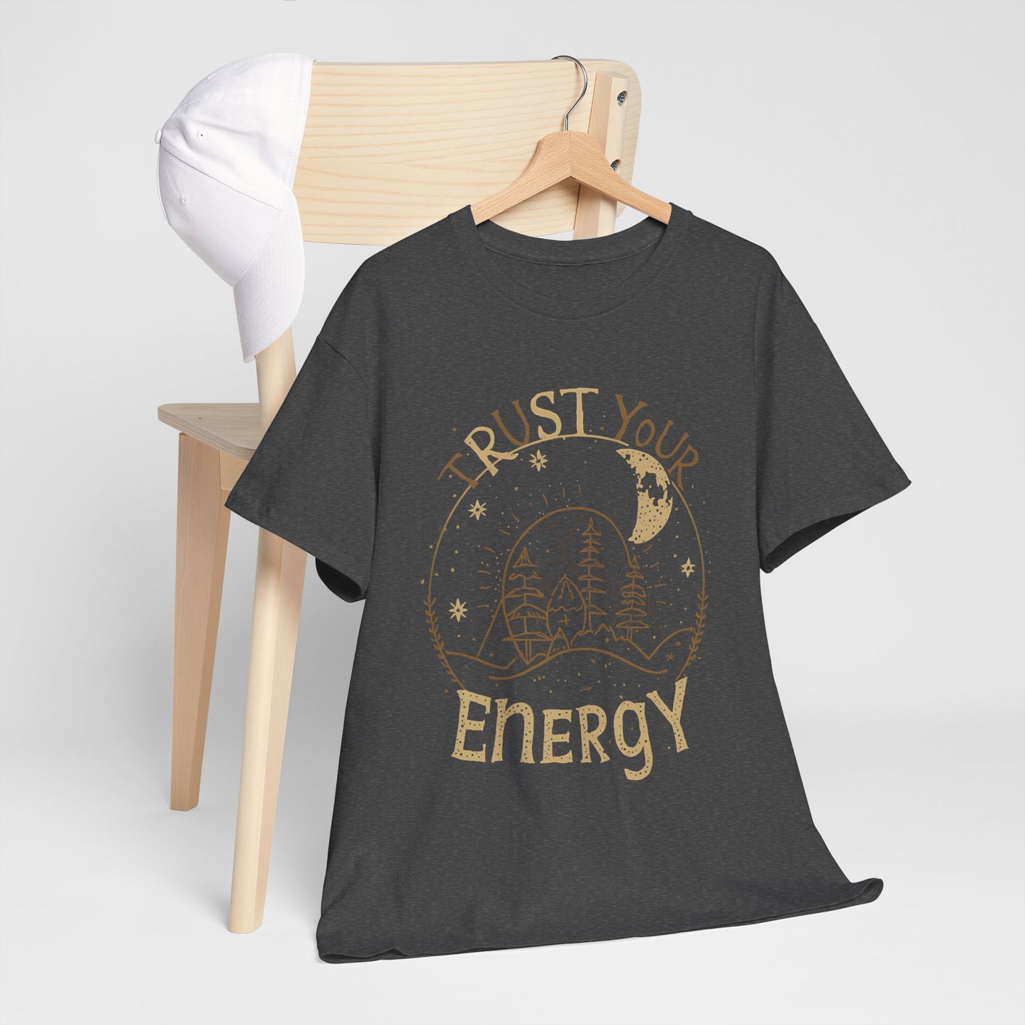 Trust Your Energy Women's Tee | Minimal Line Art