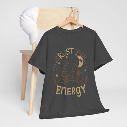 Trust Your Energy Women's Tee | Minimal Line Art