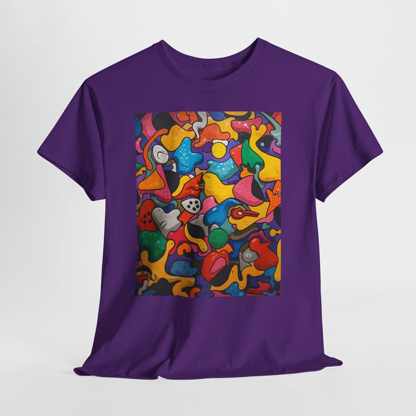 Vibrant Chaos | Abstract Art Tee (Essential Edition)