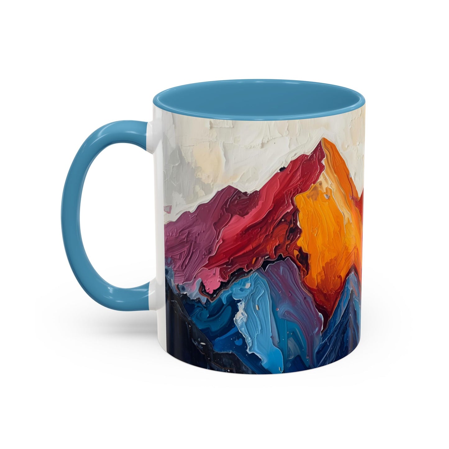 Vibrant Peaks | Modern Abstract Mug