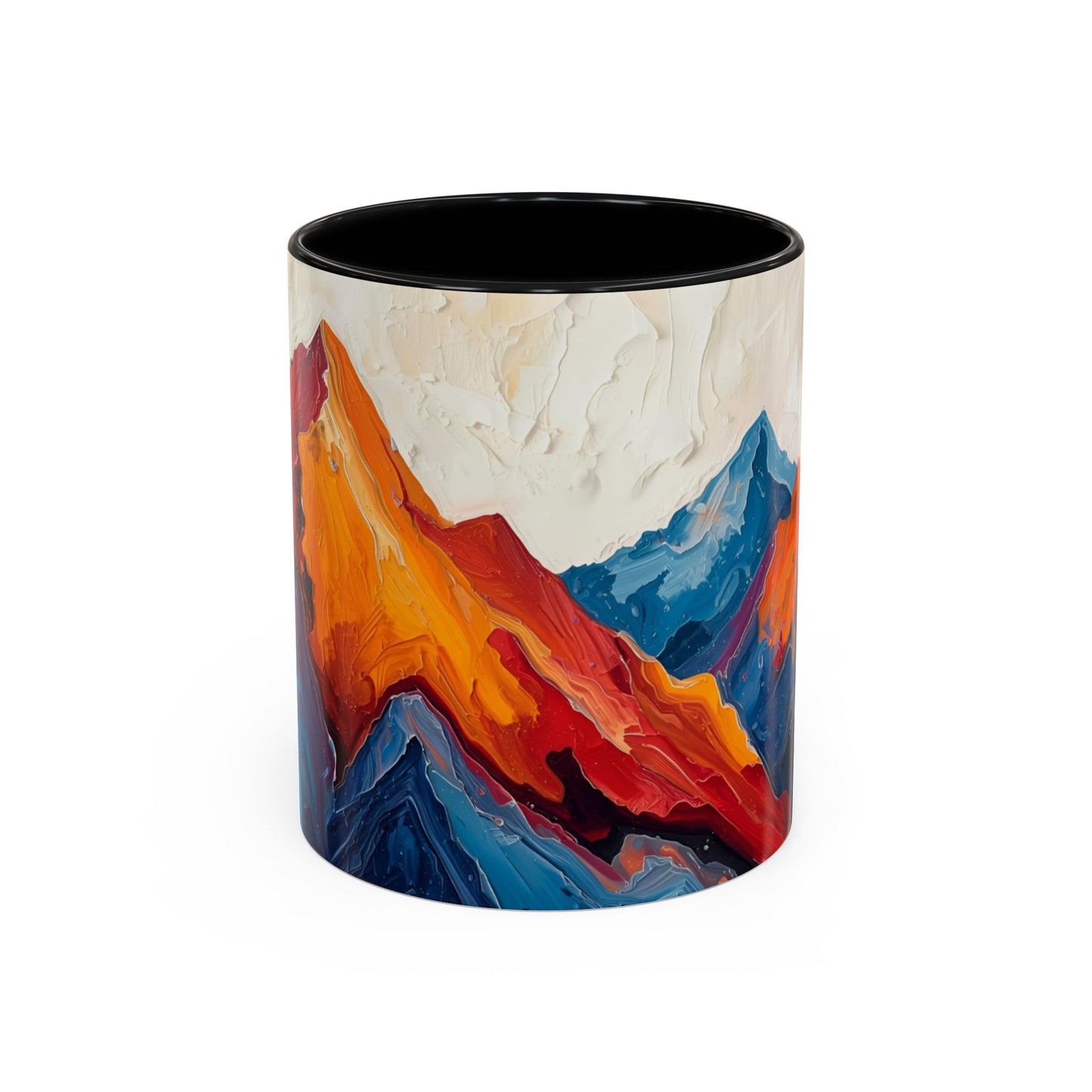 Vibrant Peaks | Modern Abstract Mug