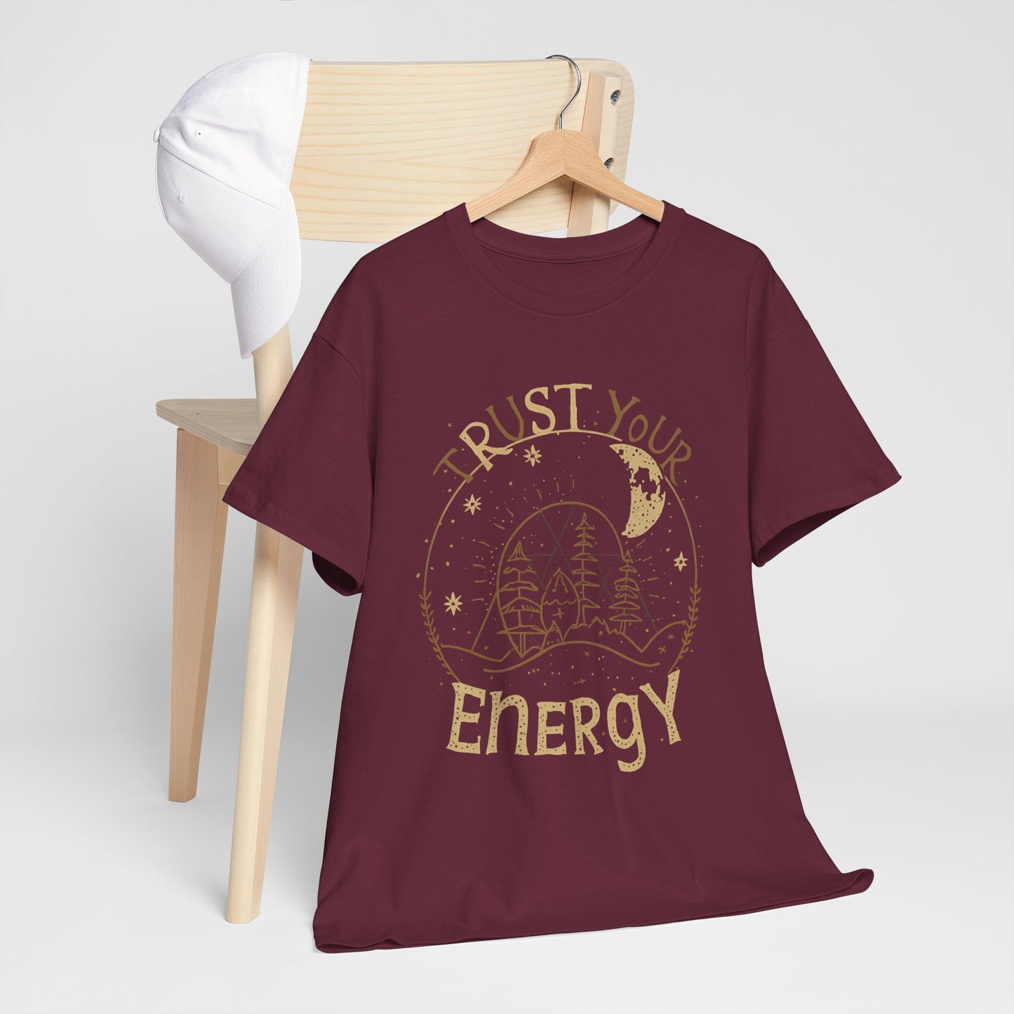 Trust Your Energy Women's Tee | Minimal Line Art