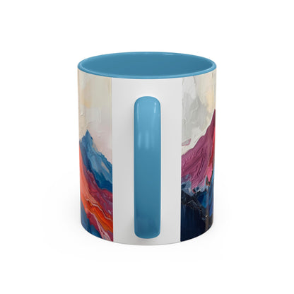 Vibrant Peaks | Modern Abstract Mug