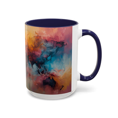 Worlds Within | Abstract Map Mug