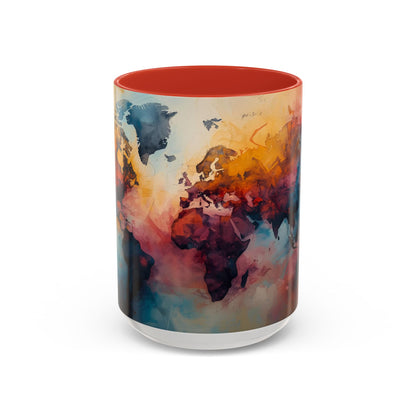 Worlds Within | Abstract Map Mug