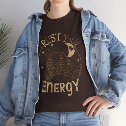 Trust Your Energy Women's Tee | Minimal Line Art