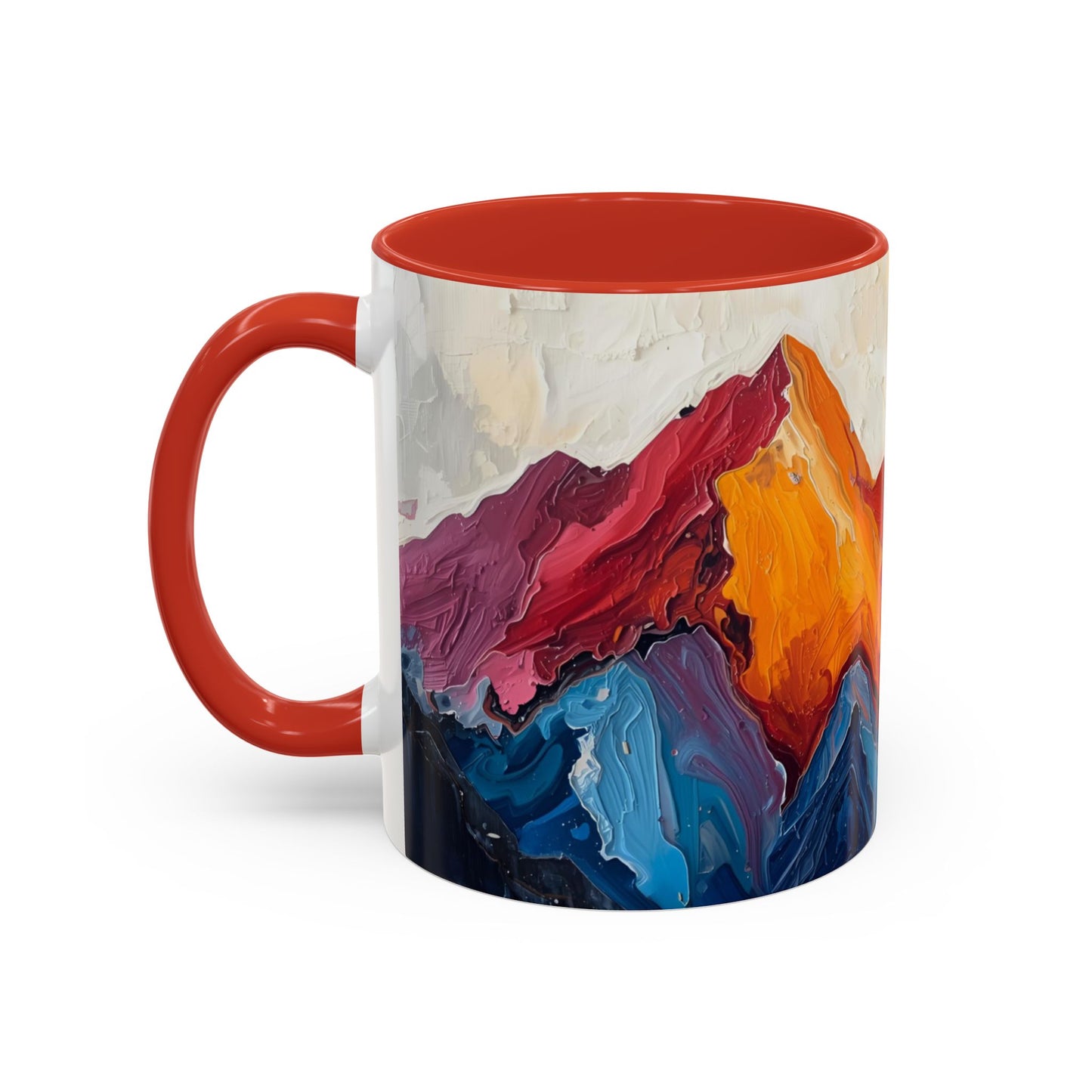 Vibrant Peaks | Modern Abstract Mug