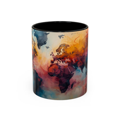 Worlds Within | Abstract Map Mug