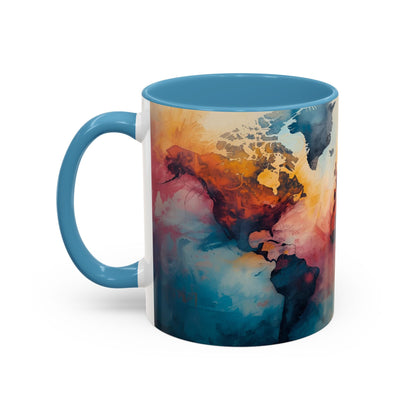 Worlds Within | Abstract Map Mug