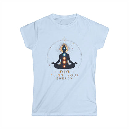 Align Your Energy Women's Tee – Chakra Meditation