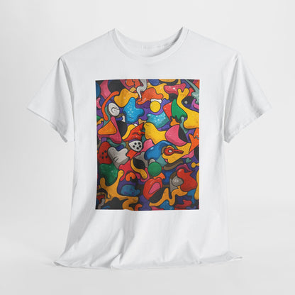 Vibrant Chaos | Abstract Art Tee (Essential Edition)