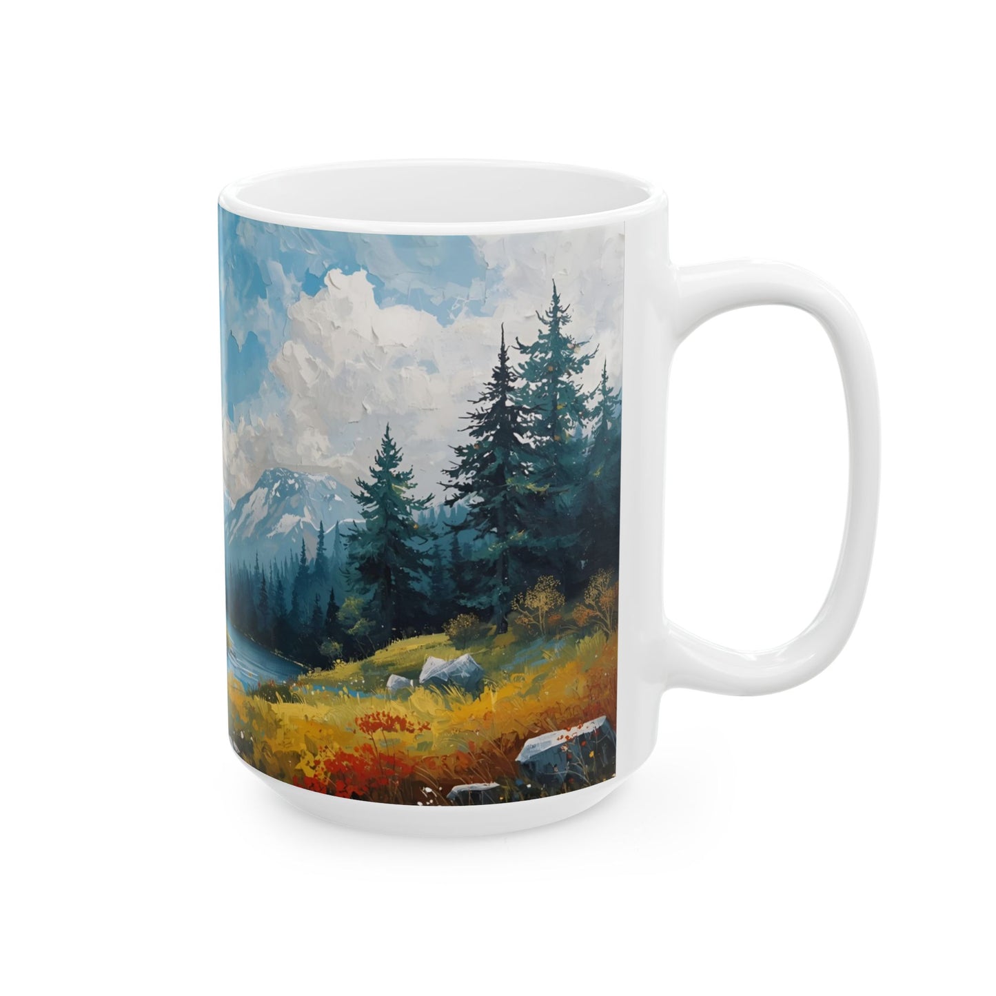 Alpine Tranquility | Nature Art Mug