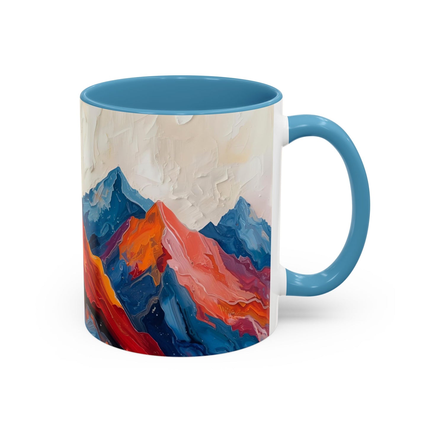 Vibrant Peaks | Modern Abstract Mug