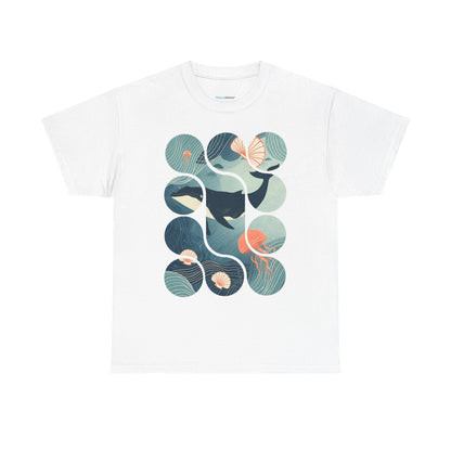 Ocean Harmony Tee – Minimal Marine Life