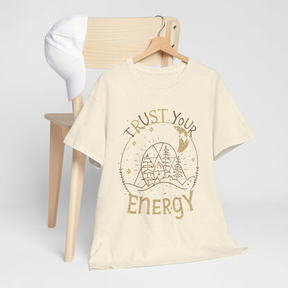 Trust Your Energy Women's Tee | Minimal Line Art
