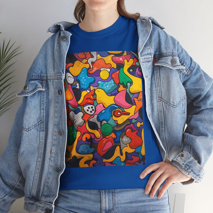 Vibrant Chaos | Abstract Art Tee (Essential Edition)