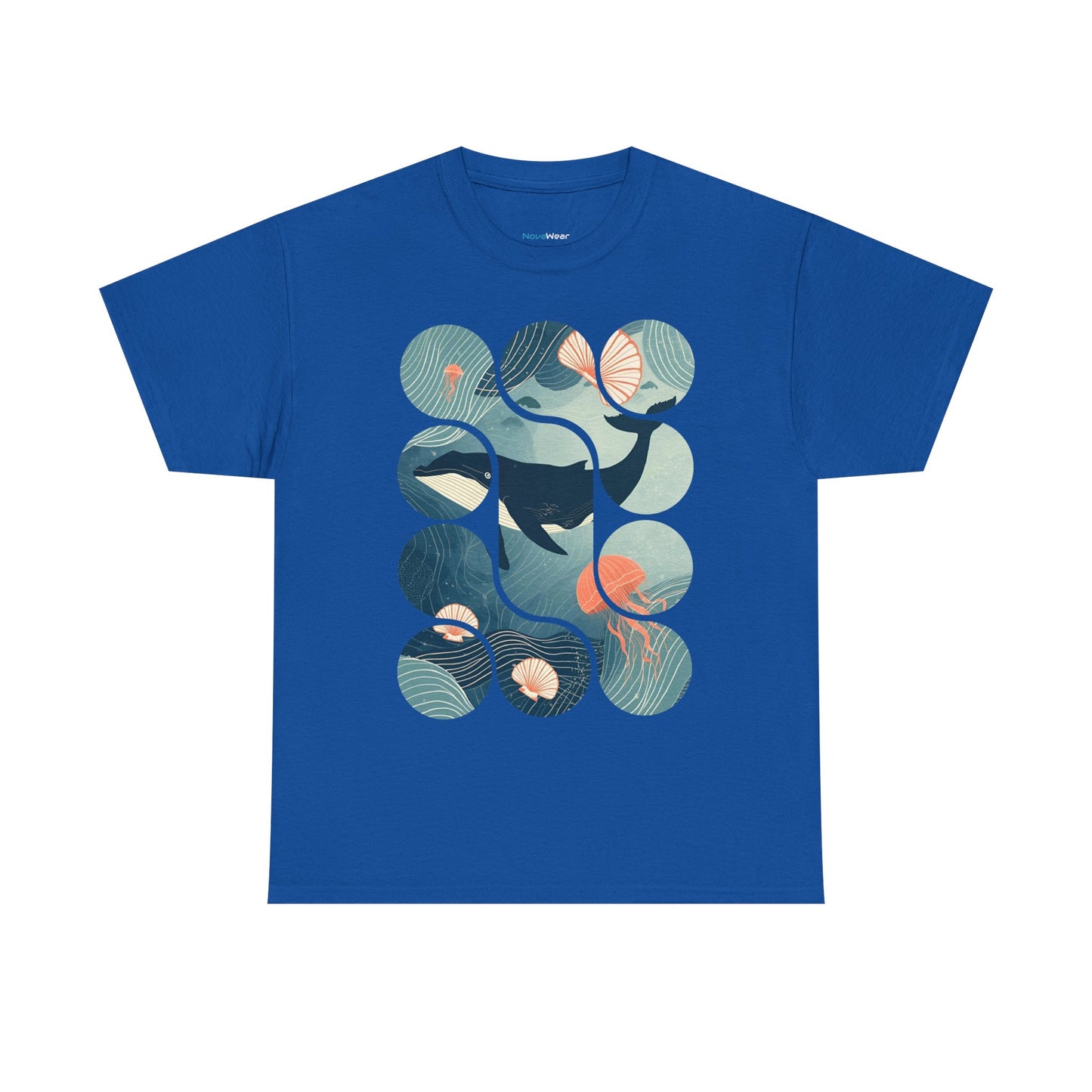 Ocean Harmony Tee – Minimal Marine Life