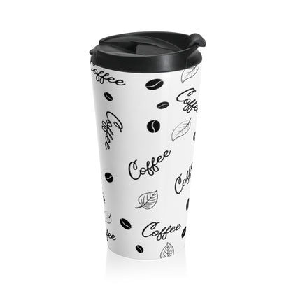 Coffee Lover's Stainless Steel Travel Mug