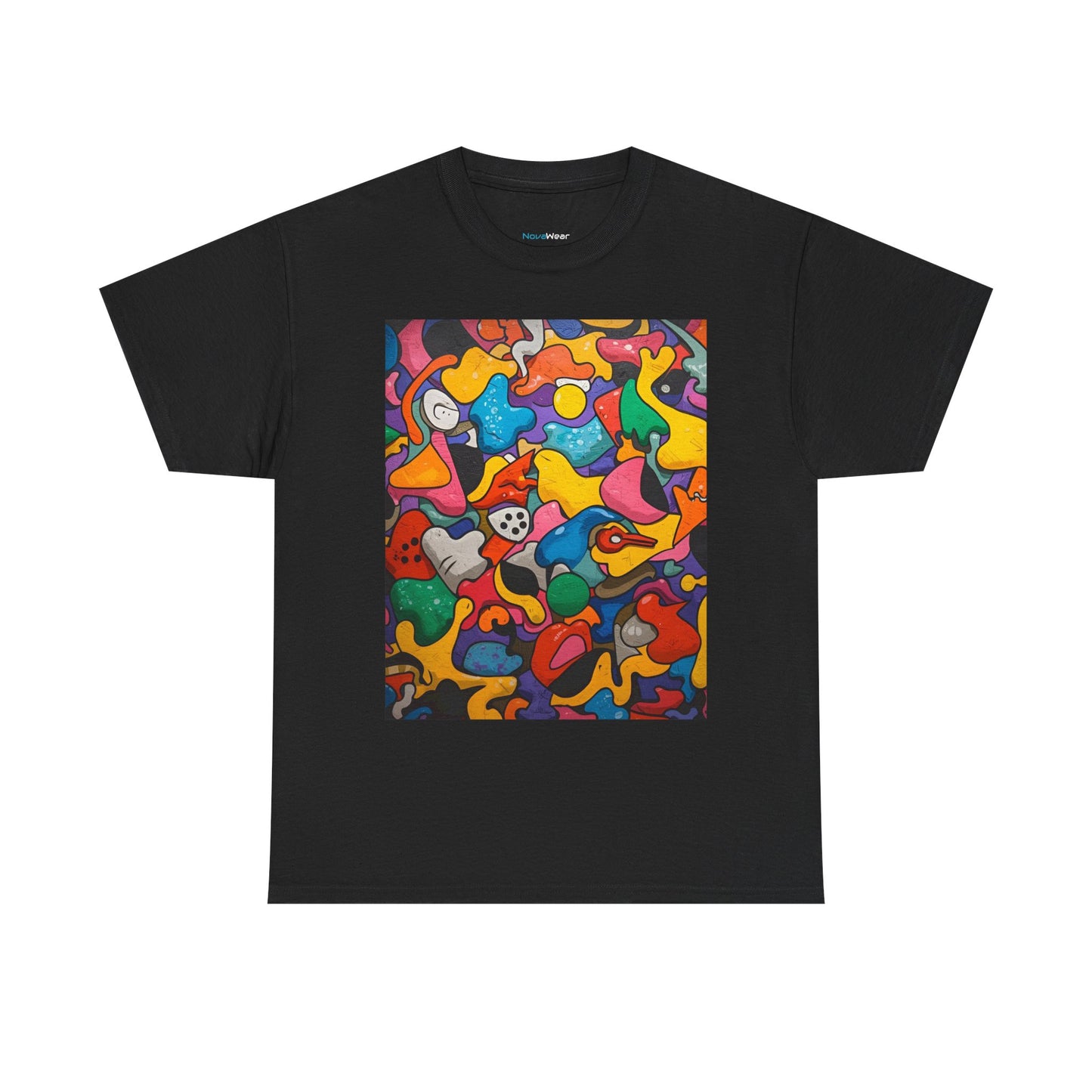 Vibrant Chaos | Abstract Art Tee (Essential Edition)