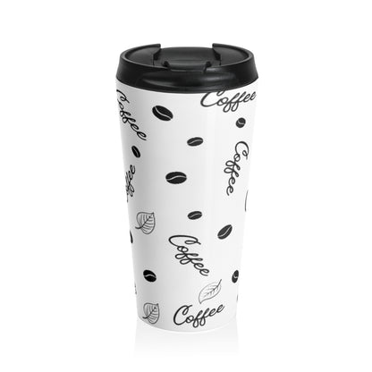 Coffee Lover's Stainless Steel Travel Mug