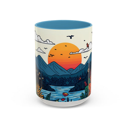 Golden Horizon | Nature Art Mug
