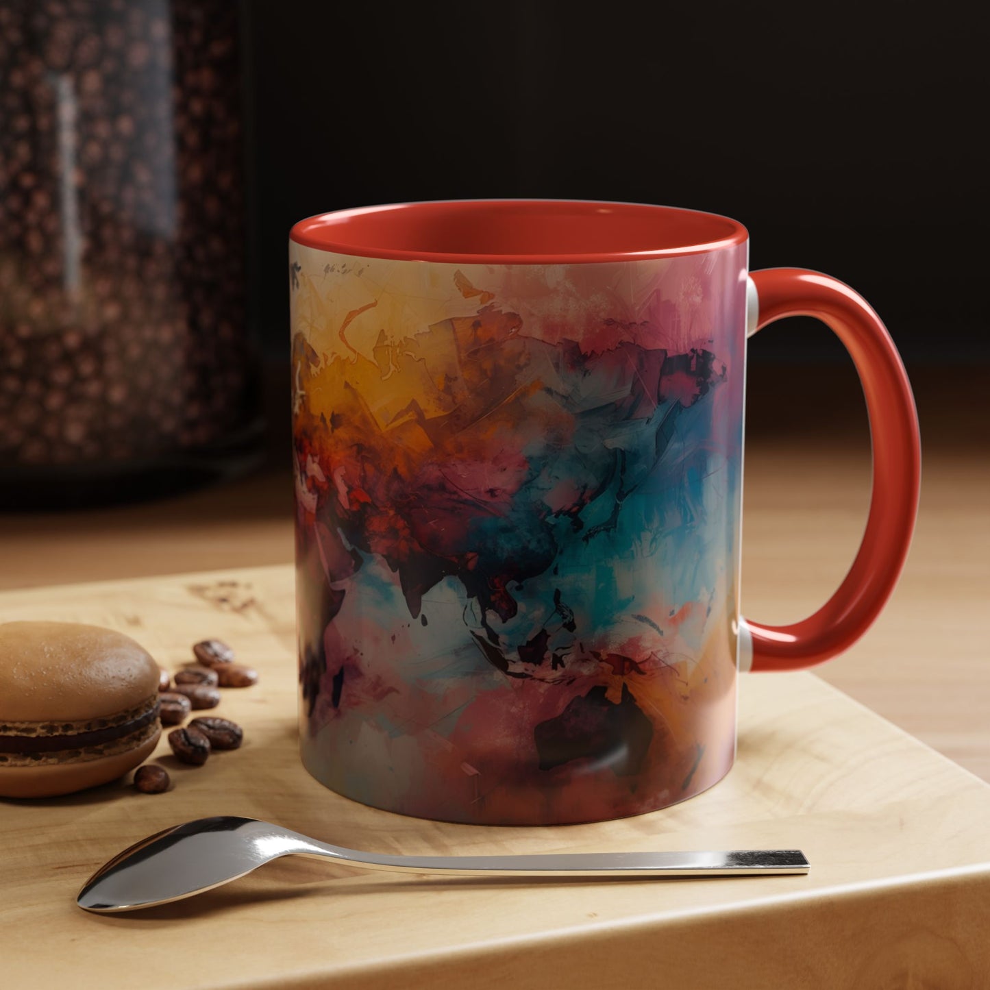 Worlds Within | Abstract Map Mug