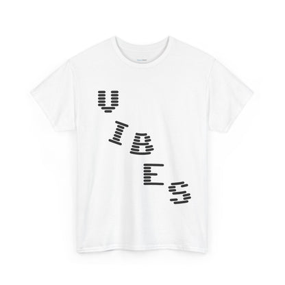 ‘VIBES’ Graphic Unisex Cotton Tee — Trendy Streetwear