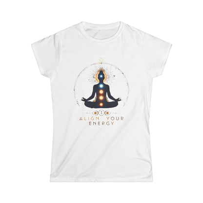 Align Your Energy Women's Tee – Chakra Meditation