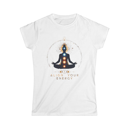 Align Your Energy Women's Tee – Chakra Meditation