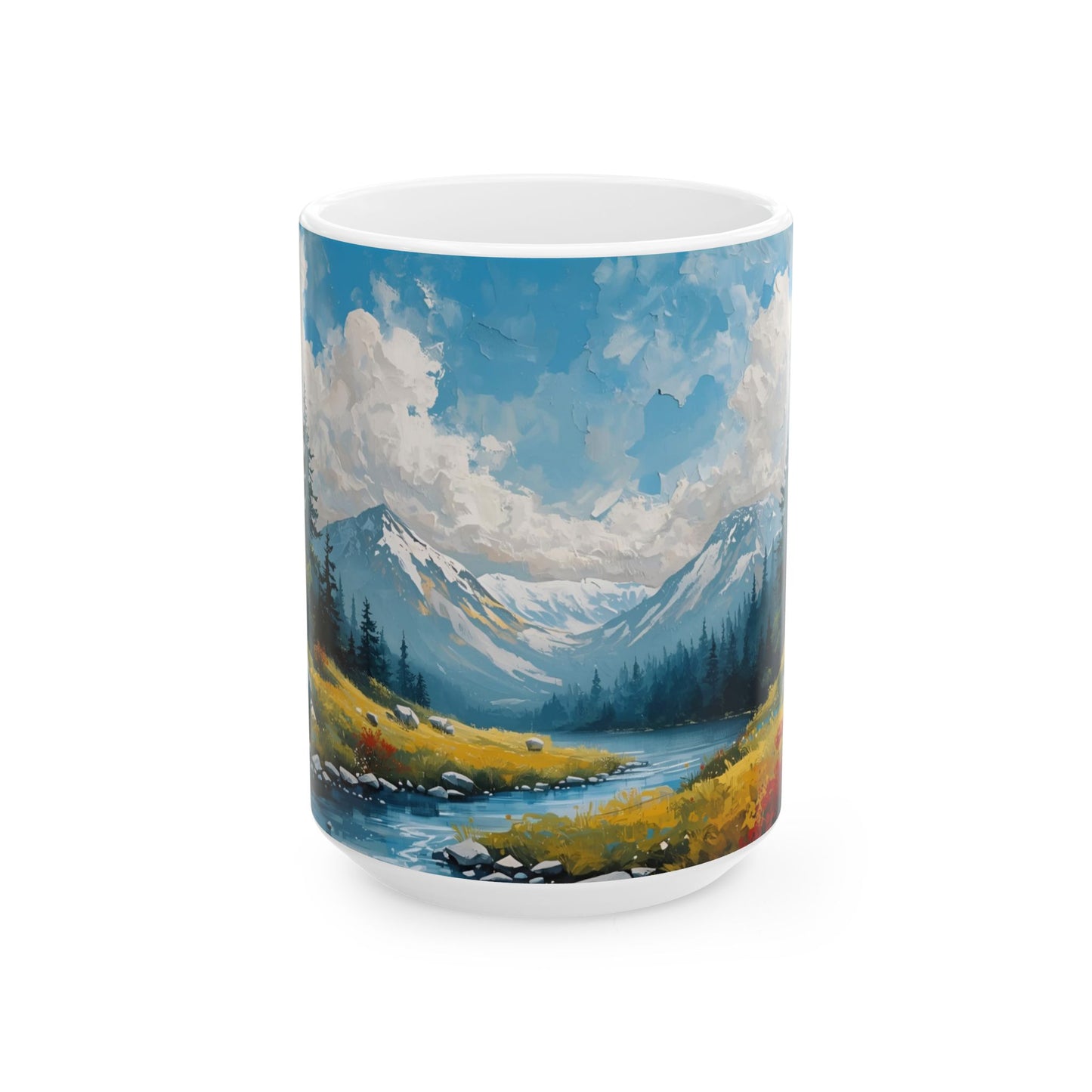 Alpine Tranquility | Nature Art Mug