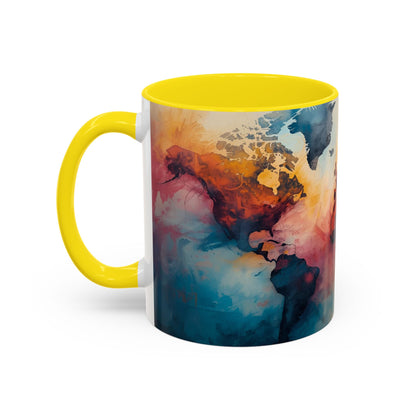 Worlds Within | Abstract Map Mug
