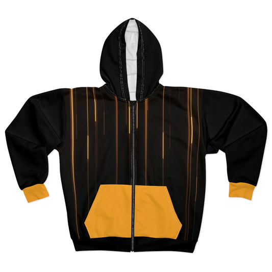 Golden Pulse Zip Hoodie