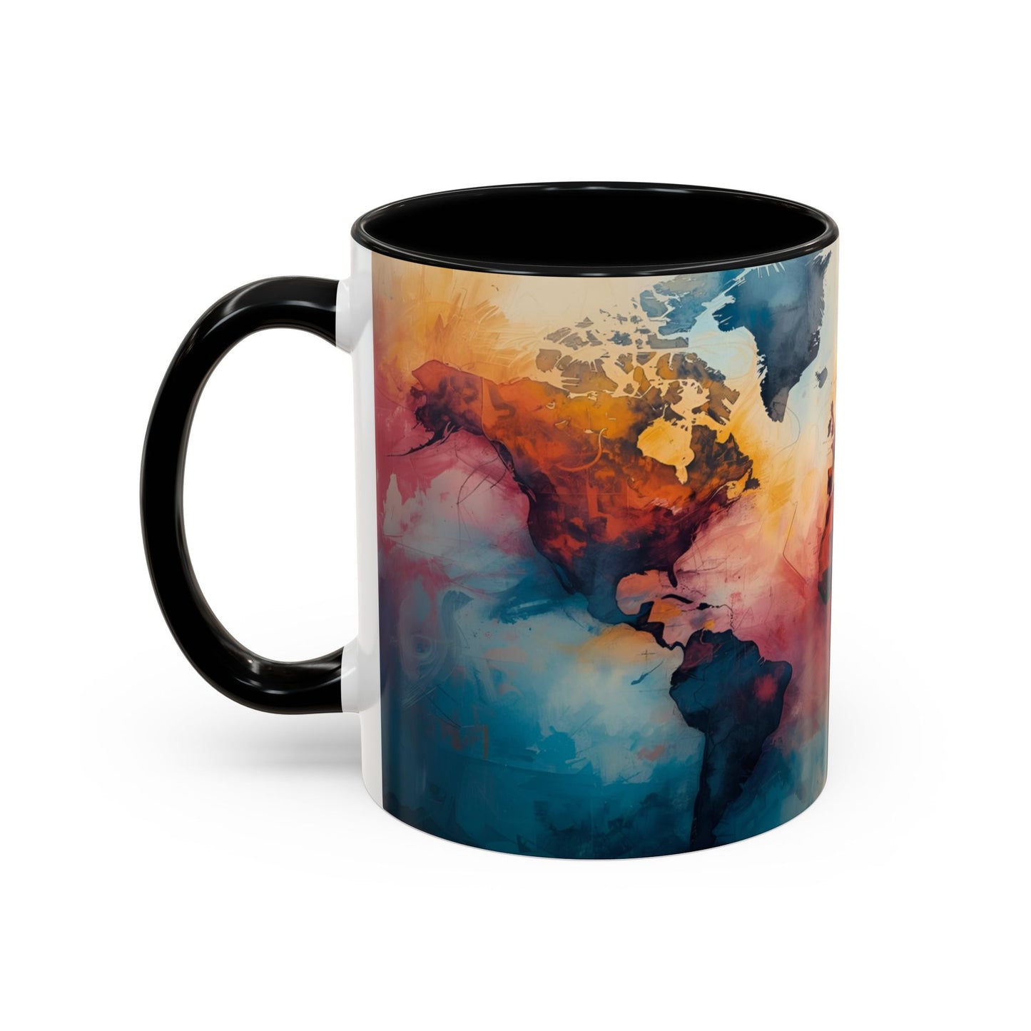 Worlds Within | Abstract Map Mug