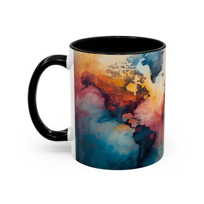 Worlds Within | Abstract Map Mug