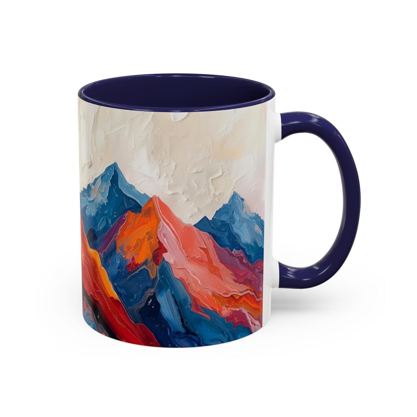 Vibrant Peaks | Modern Abstract Mug