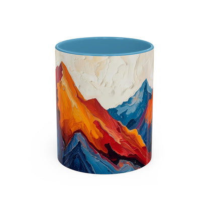 Vibrant Peaks | Modern Abstract Mug