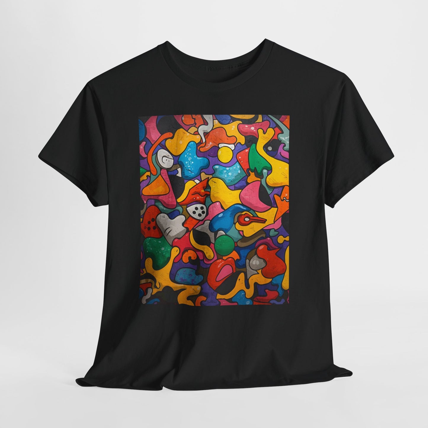 Vibrant Chaos | Abstract Art Tee (Essential Edition)