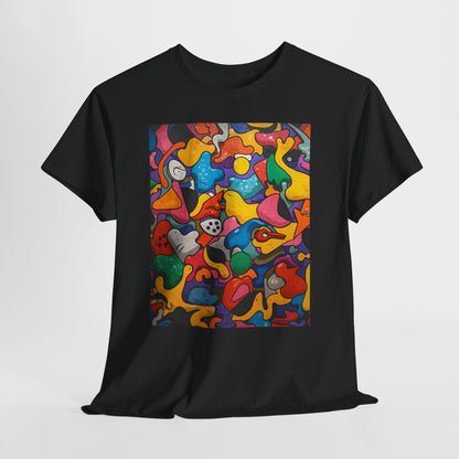 Vibrant Chaos | Abstract Art Tee (Essential Edition)