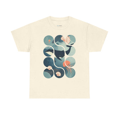 Ocean Harmony Tee – Minimal Marine Life