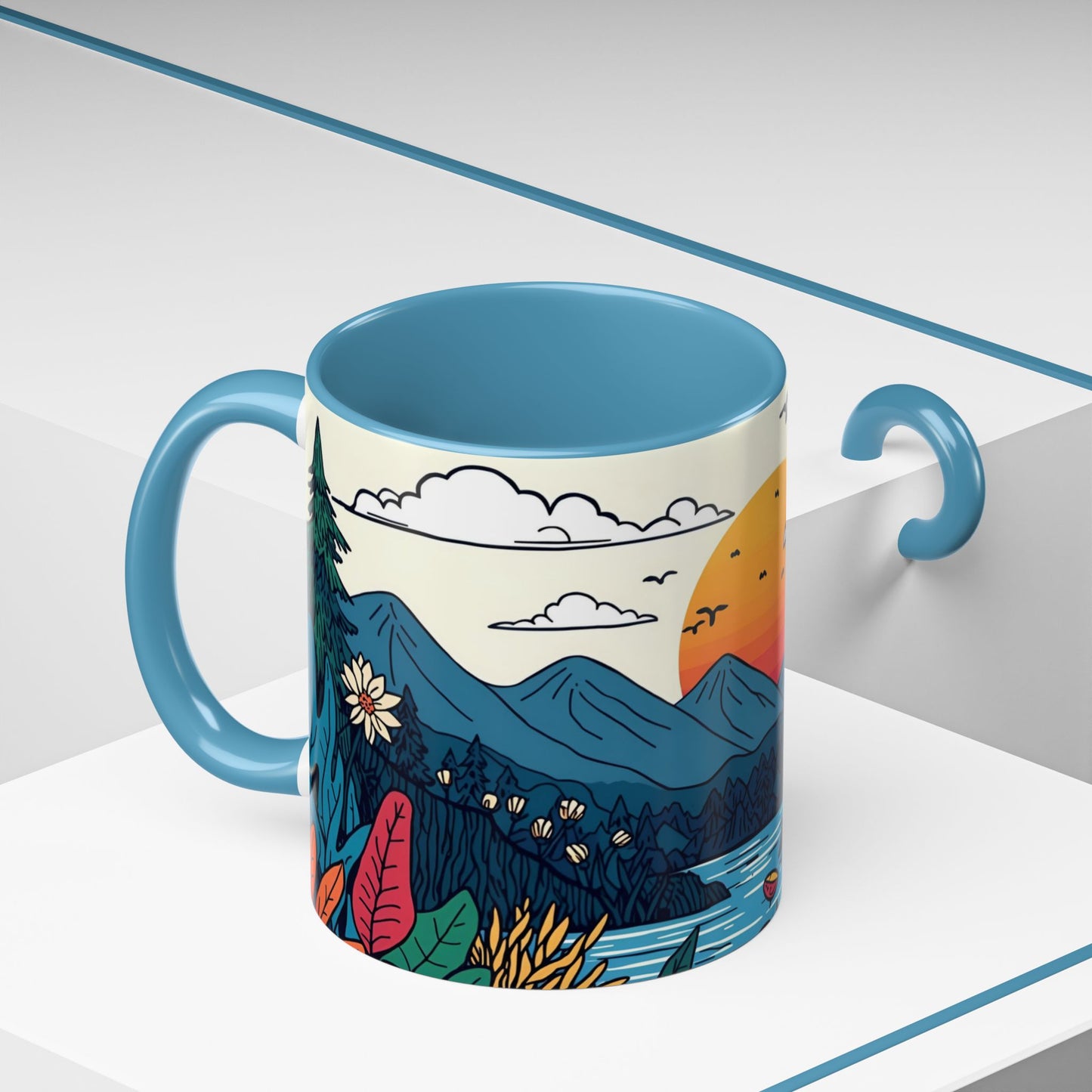 Golden Horizon | Nature Art Mug